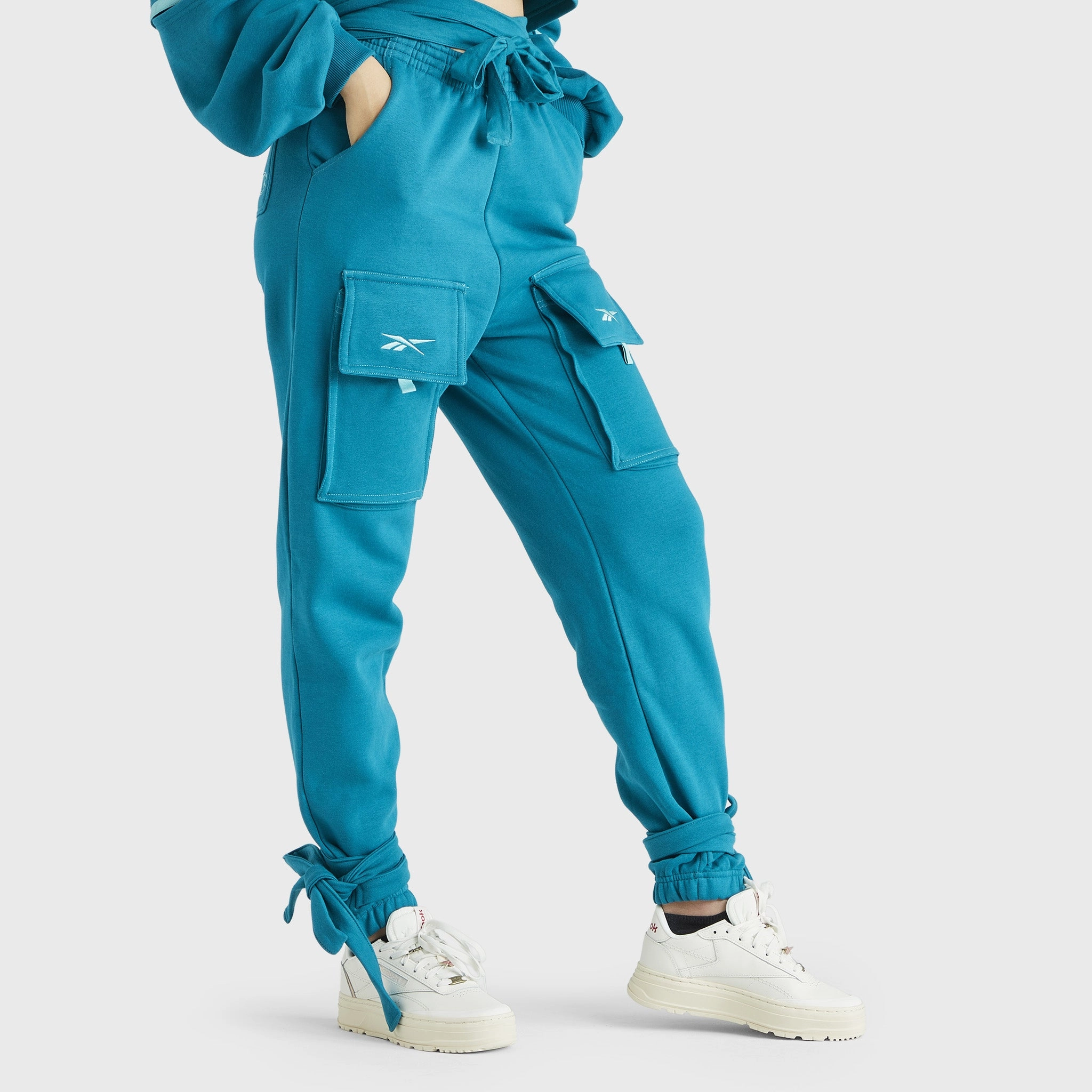 Reebok x Cardi B Women's Knit Pants / Seaport Teal