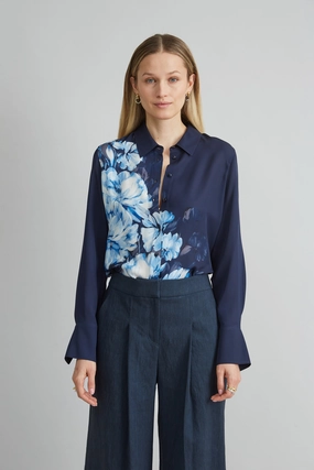 Silk Midnight Shadow Shirt