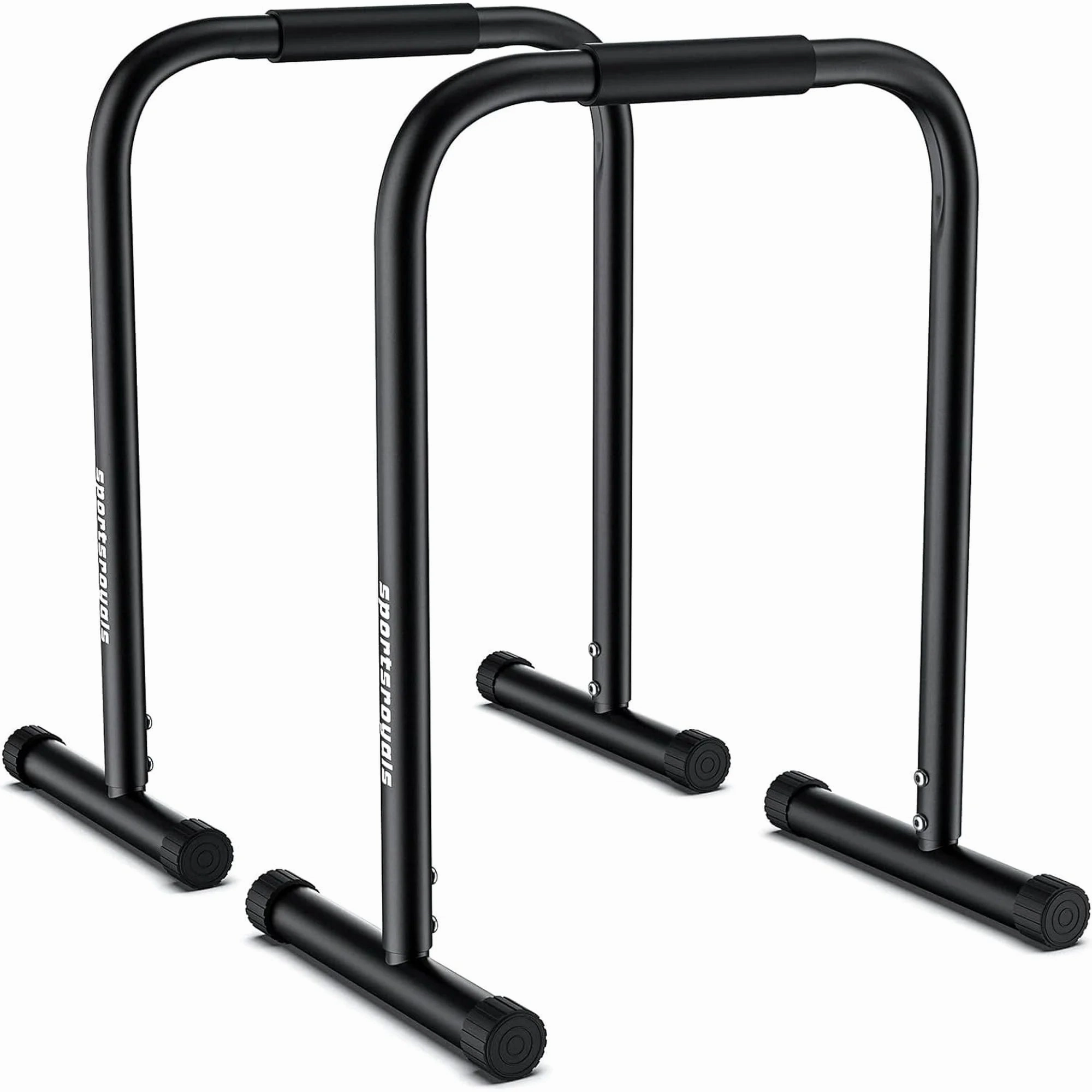 Sportsroyals Dip Bar Heavy Duty Steel Dip Station Power Tower Dip Station Pull up Bar Power with 300lbs Loading Capacity