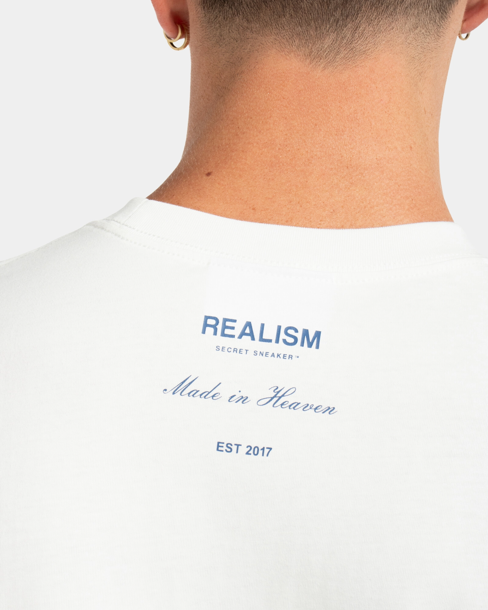 SSS REALISM DOVE LOGO TEE WHITE