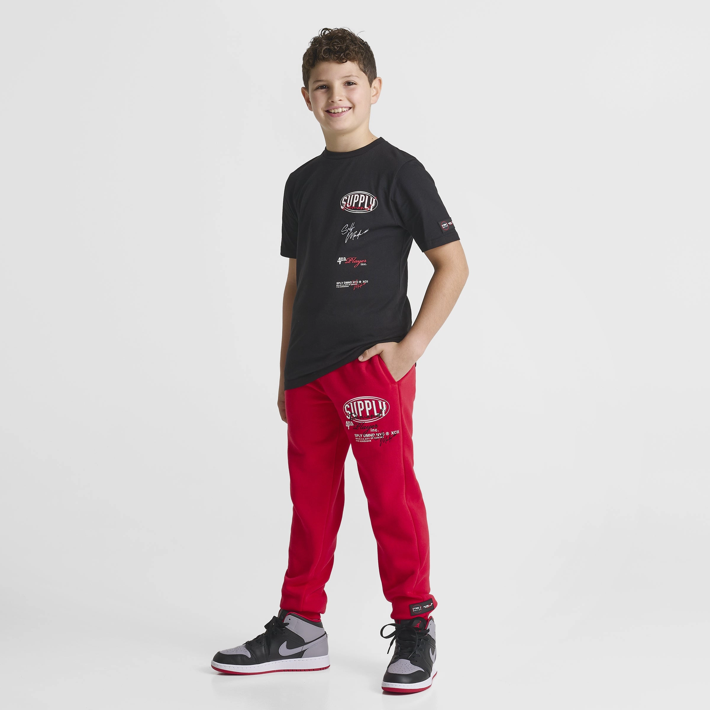 Supply & Demand Junior Boys' Targon T-shirt / Black