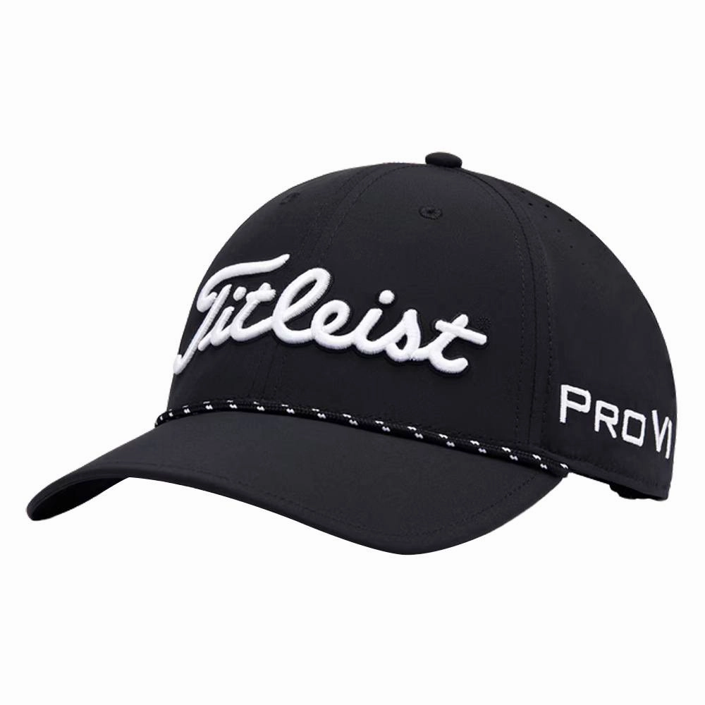 Titleist Tour Breezer Golf Cap Black/White - 23 Men