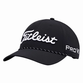 Titleist Tour Breezer Golf Cap Black/White - 23 Men