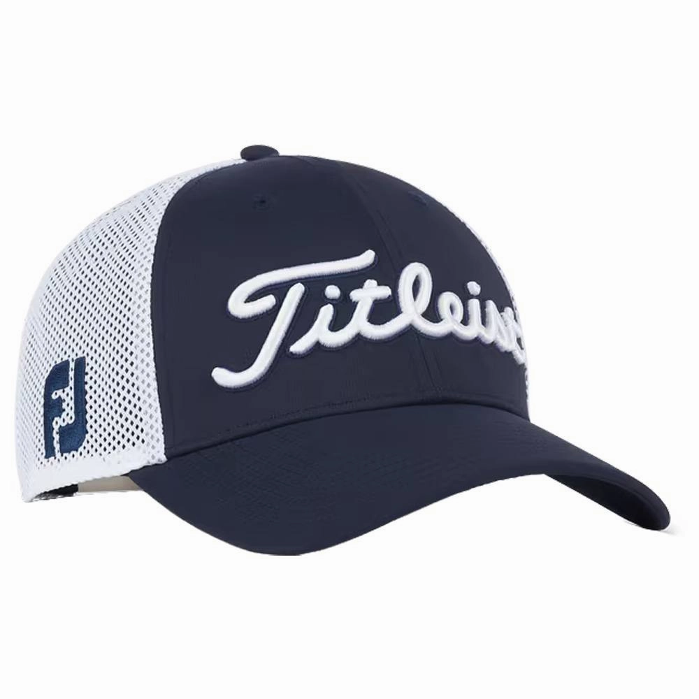 Titleist Tour Performance Mesh Golf Cap Navy/White - 24 Men