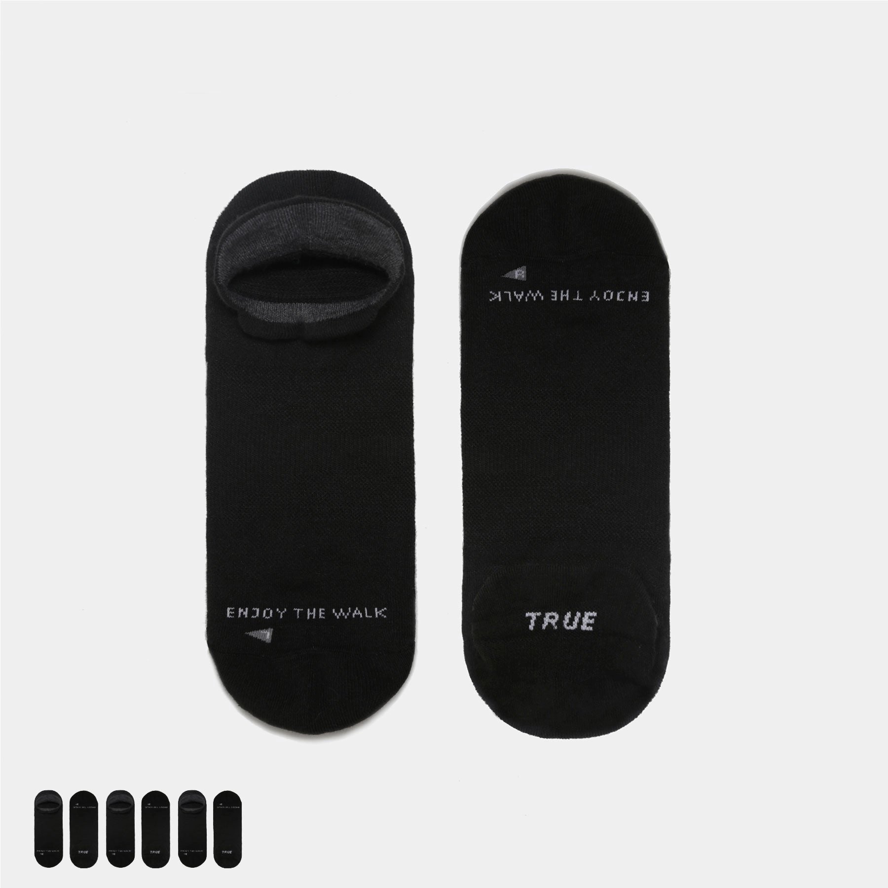 TRUE Performance Ankle Sock 3-Pack | Black