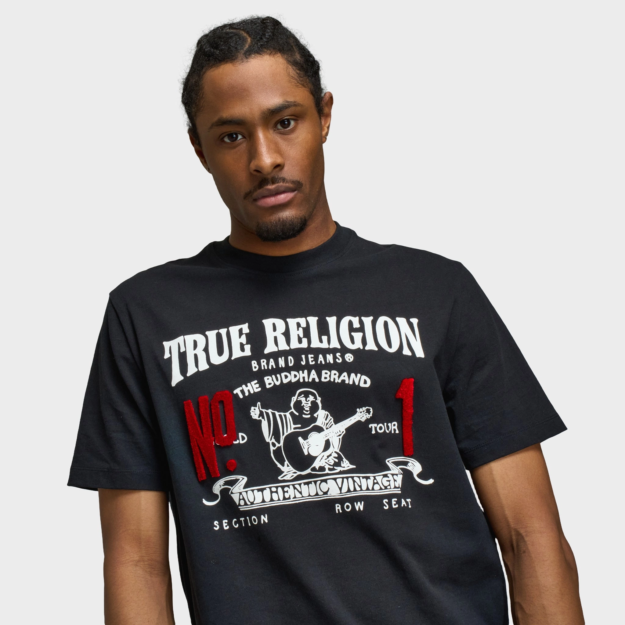 True Religion True Vintage No.1 Tee / Jet Black
