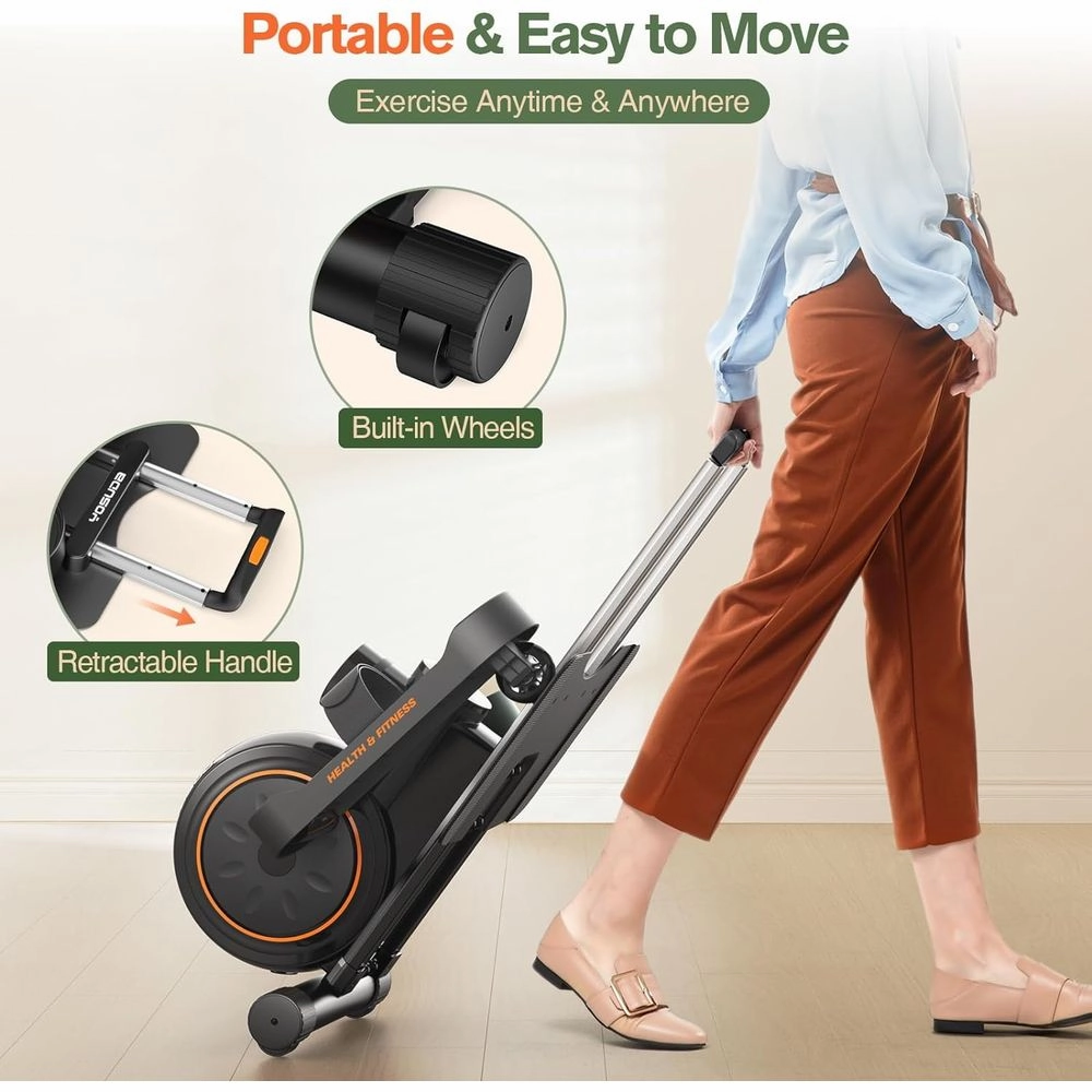 UPGO DDXT03 Under Desk Ellipticals Electric Seated Pedal Exerciser for Seniors with Remote Control & Non-Slip Pedals
