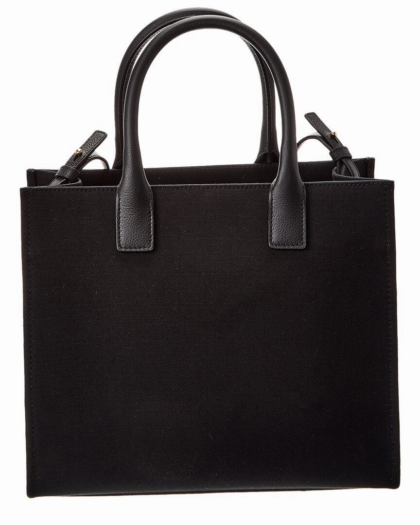 Versace La Medusa Canvas & Leather Tote