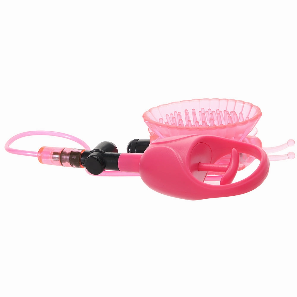 Vibrating Butterfly Pussy Pump with Quick Release