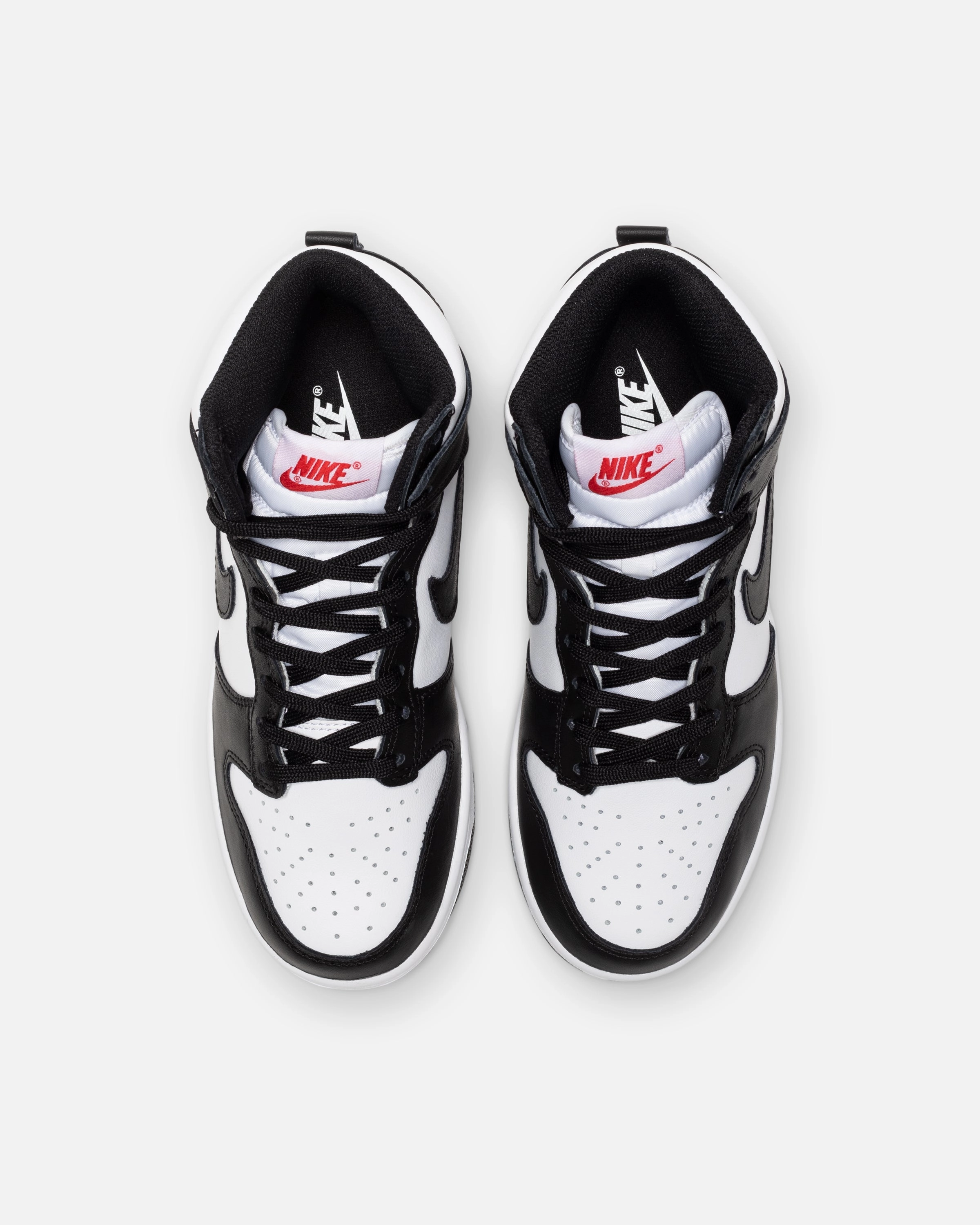 WOMEN'S DUNK HIGH - WHITE/ BLACK/ UNIVERSITYRED