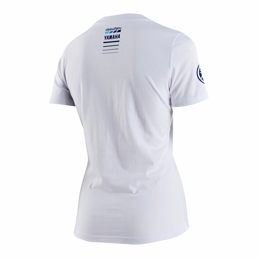 Womens Short Sleeve TLD Yamaha XT22 White