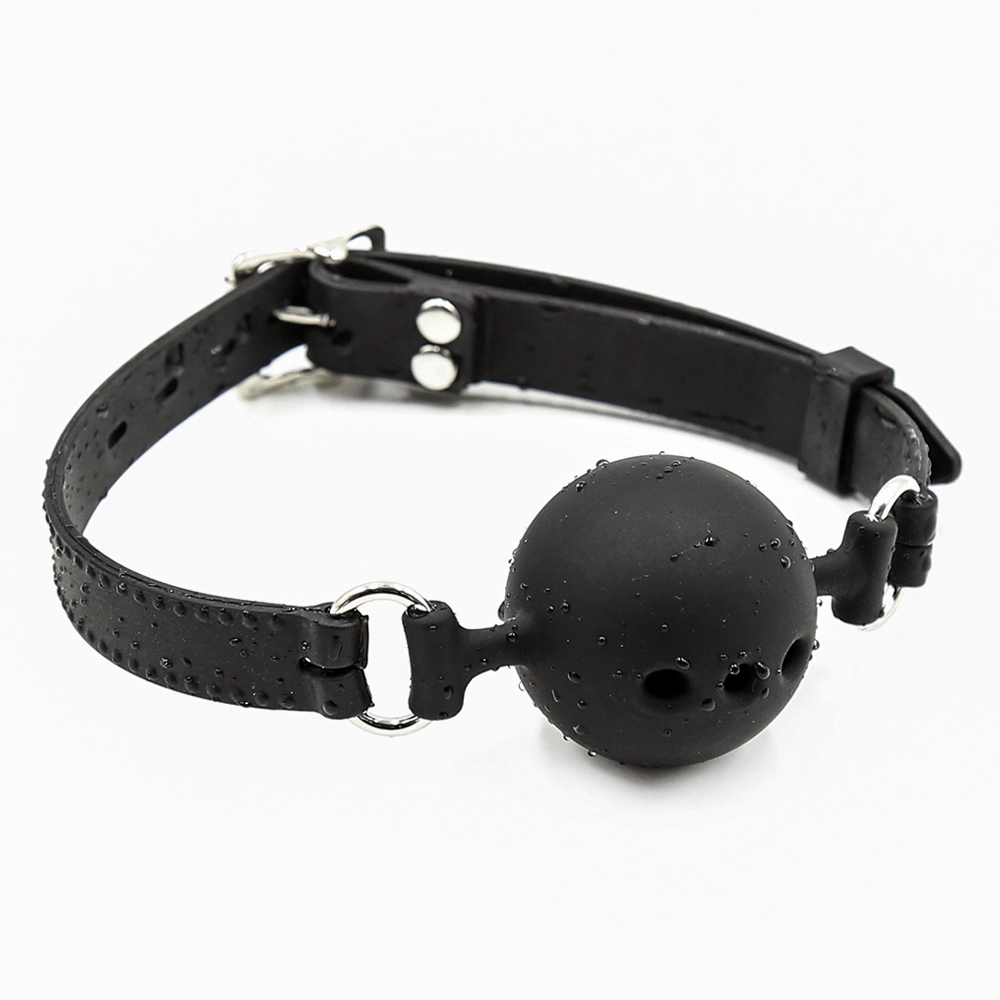 Yiwu Lockable Breathable Silicone Ball Gag
