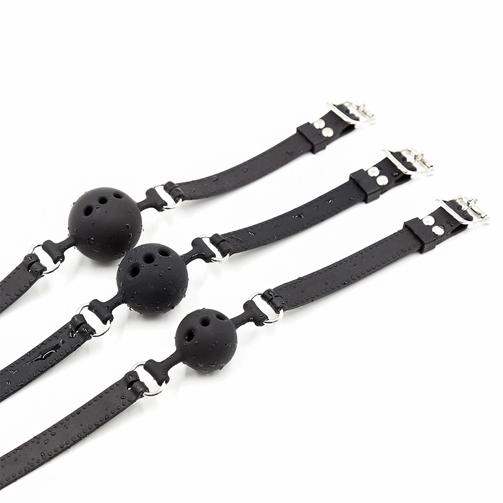 Yiwu Lockable Breathable Silicone Ball Gag